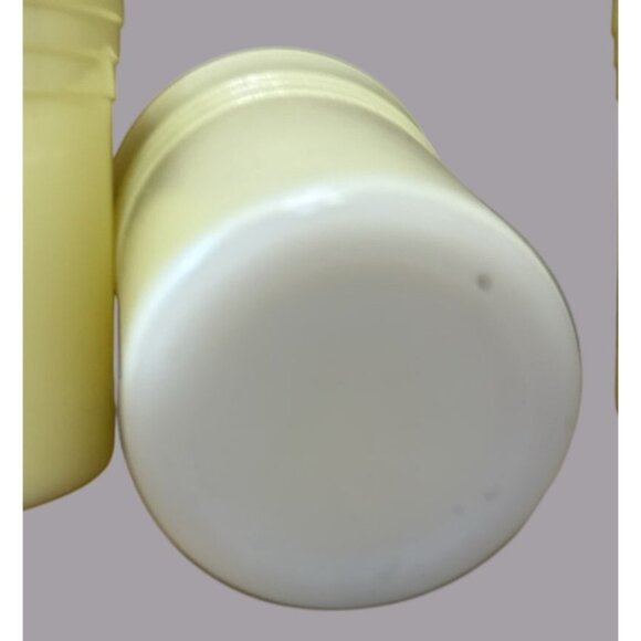 4 Vtg Hazel Atlas Moderntone Platonite Yellow 9oz Tumblers Cups 1940s - Picture 5 of 5